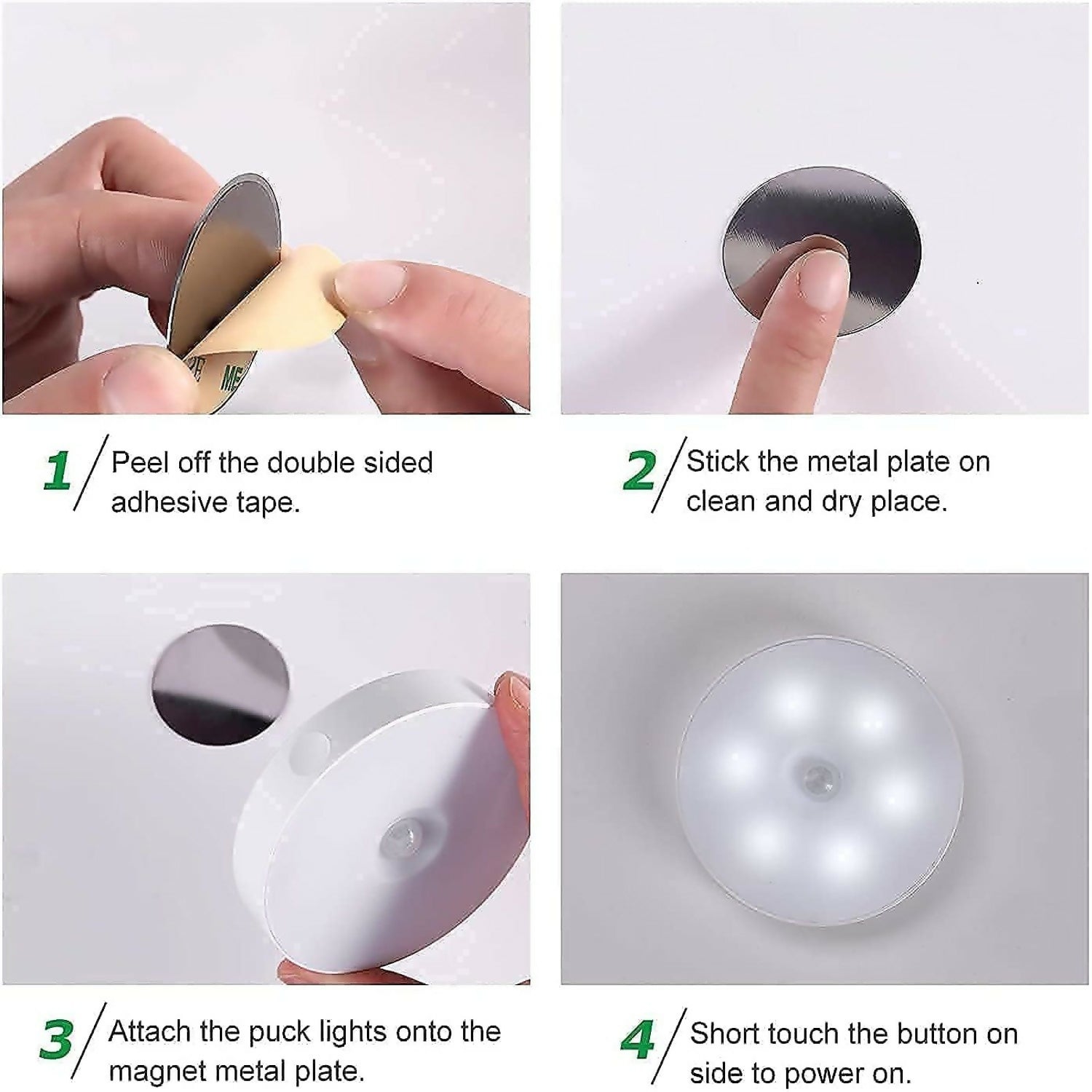 Rechargeable Motion Sensor LED Night Light with USB Charging