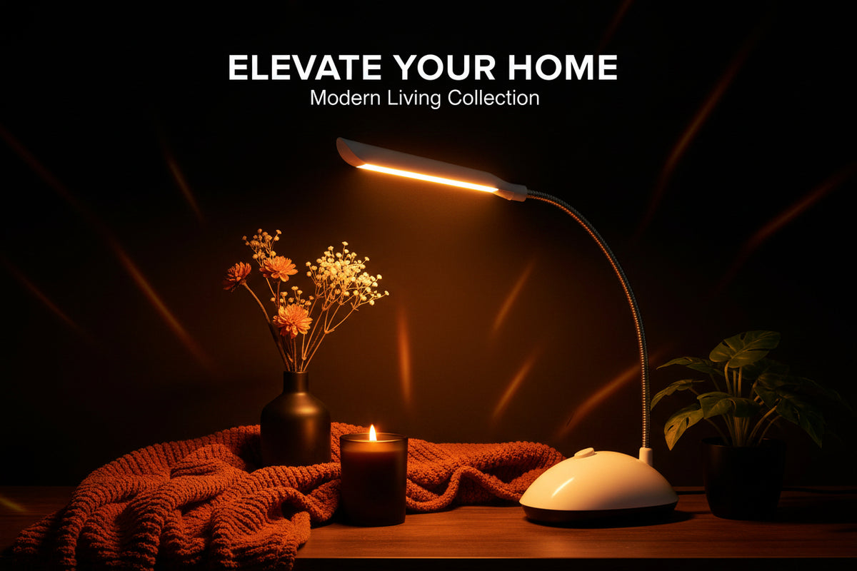  255 Portable Led Reading Light Adjustable Dimmable Touch Control Desk Lamp