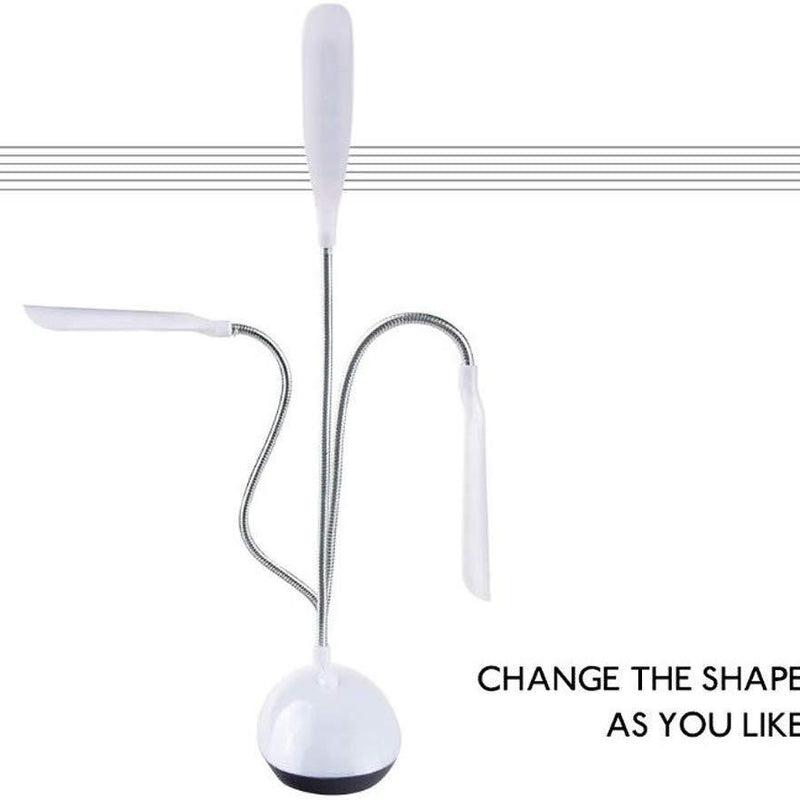 255 Portable Led Reading Light Adjustable Dimmable Touch Control Desk Lamp