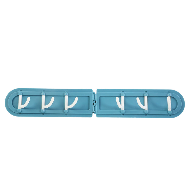 Foldable Rotating Wall-mounted Multipurpose Hook Rack (1 Pc)