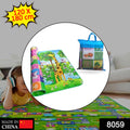 8059 Waterproof Double Side Baby Play Floor Mat For Kids Home With Bag (Size 120 X 180cm)