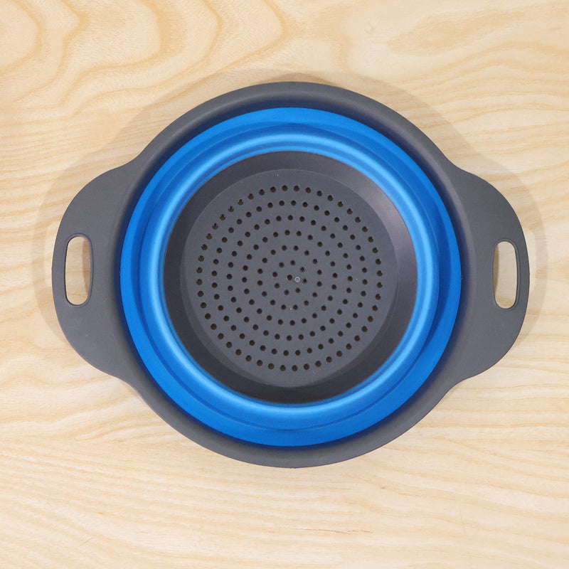 Silicone Collapsible Strainer  Space-saving Kitchen Tool For Easy Draining