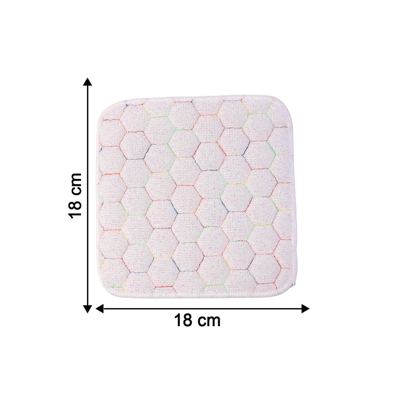 Dish Washing Scrub Pad Heavy Duty Kitchen Scrubber For Utensils Pots 18x18cm (1 Pc)