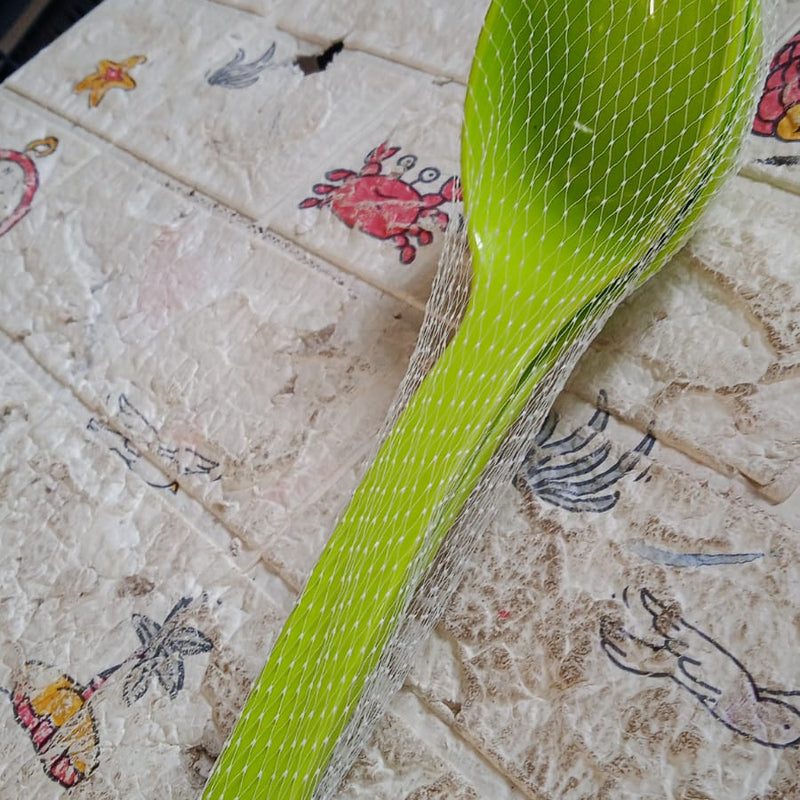 5724 Plastic Spoon Kitchen Multipurpose Serving Ladle For Frying Serving Turner Curry Ladle Serving Rice Spoon Used While Eating And Serving Food Stuffs Etc (2 Pcs Set  10 Inch )