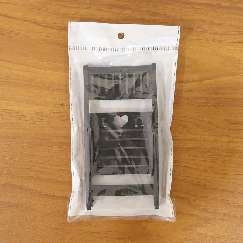 Mini Chair Shape Mobile Stand Holder (1 Pc  Balck Color)