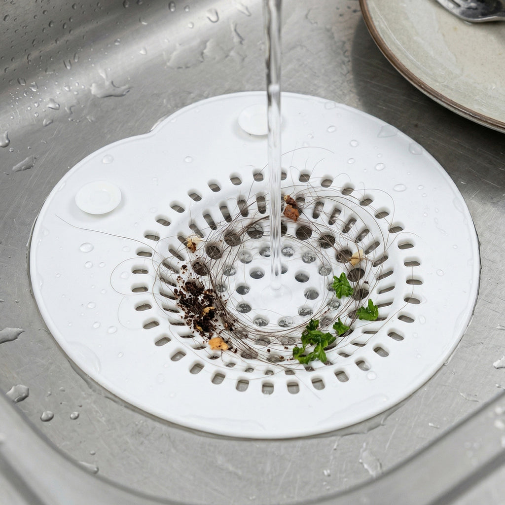 Flexible Silicone Sink Drain Strainer (1 Pc)