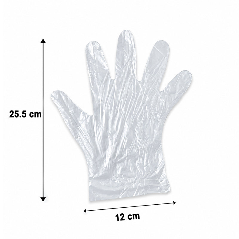 Disposable Small Plastic Gloves (100 Pc)