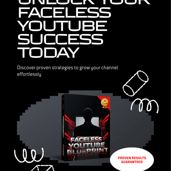 The Faceless YouTube Blueprint + BONUS 30-Day Content Tracker (Instant Download)