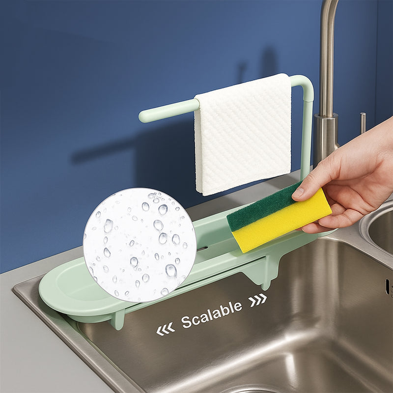 Plastic Telescopic Sink Storage Rack