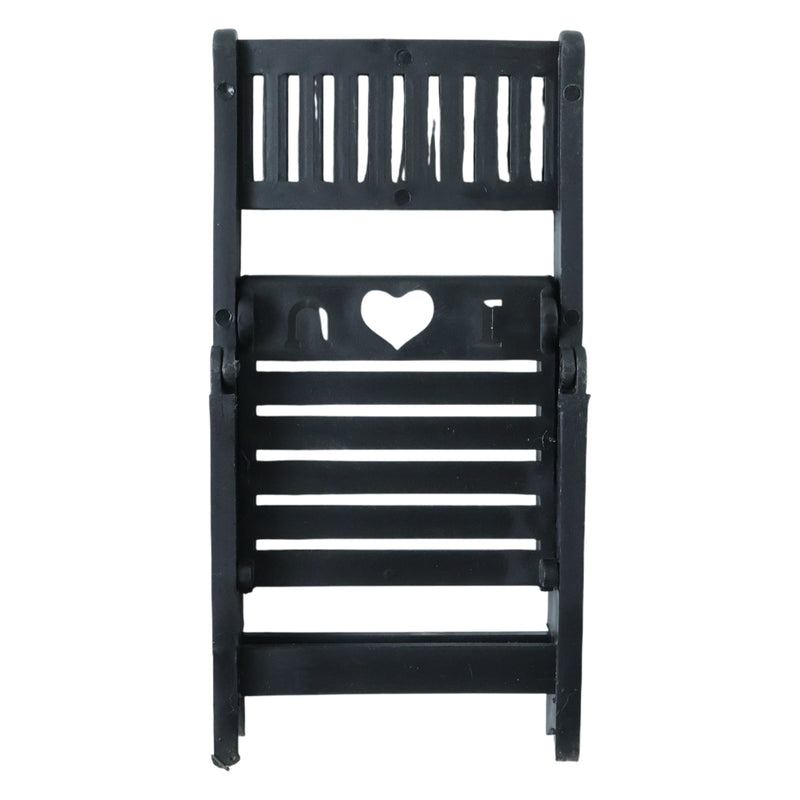 Mini Chair Shape Mobile Stand Holder (1 Pc  Balck Color)