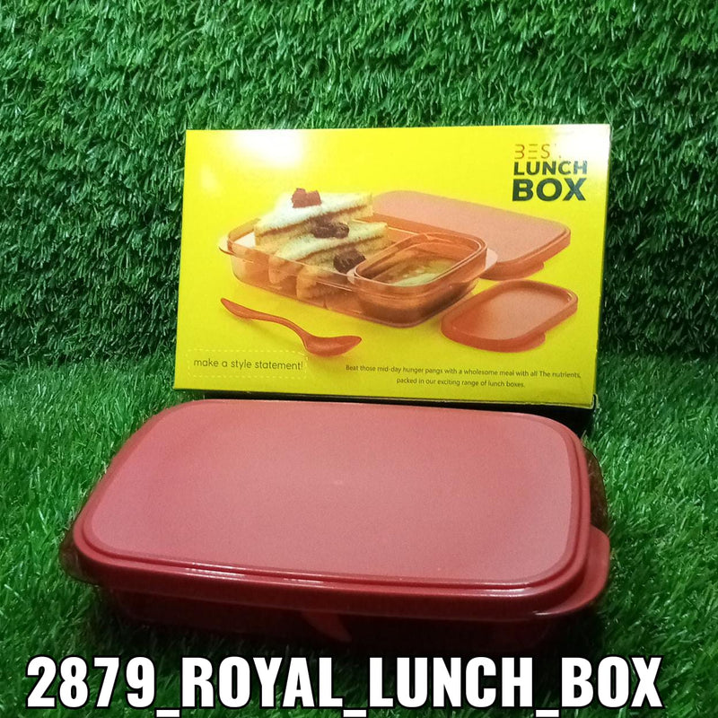 2879 Seal Rectangular 2 Containers Lunch Box