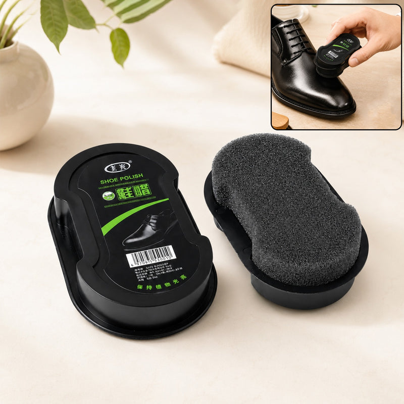 Shoe Polish Sponge  Instant Shine  Easy Leather Care