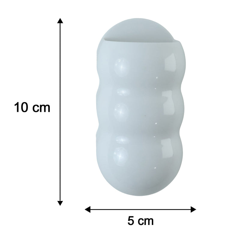 Plastic Caterpillar Shape Self-adhesive Wall Toothbrush And Storage Holder (1 Pc)