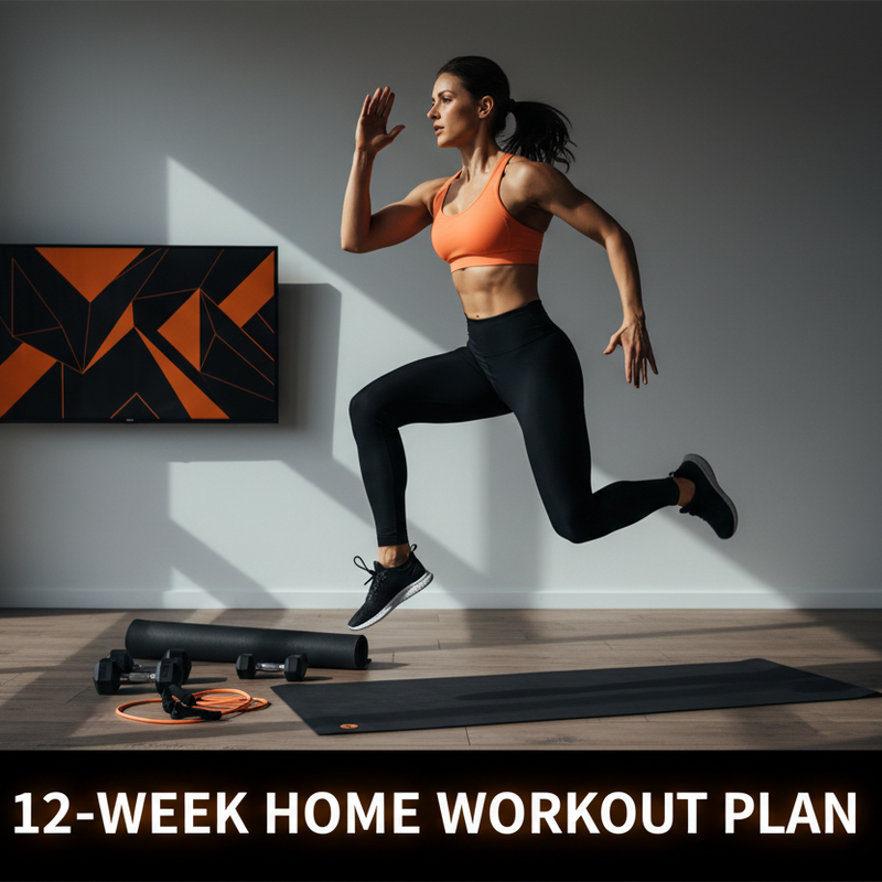 12-Week Home Workout — Interactive App (Instant Access)